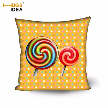 HUGSIDEA Sweet Candy Color Home Car Throw Cushion Cover Donut Lollipop Bedding Pillowcase Decoration For Sofa Cojin Pillow Cases
HUGSIDEA Sweet Candy Color Home Car Throw Cushion Cover Donut Lollipop Bedding Pillowcase Decoration For Sofa Cojin Pillow Cases