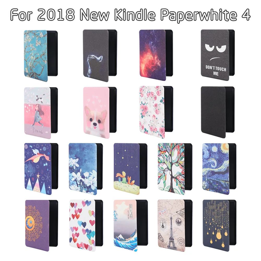 Ultra Slim Painted Cover PU Leather Case e-Book Reader Protective Shell for 2018 New Amazon Kindle Paperwhite 4 10th Generation
Ultra Slim Painted Cover PU Leather Case e-Book Reader Protective Shell for 2018 New Amazon Kindle Paperwhite 4 10th Generation