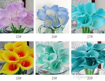 Wholesale 100pcs Real Touch Lily Simulation Wedding Flower Bouquets Artificial Calla for Bridal and Home Decoration
Wholesale 100pcs Real Touch Lily Simulation Wedding Flower Bouquets Artificial Calla for Bridal and Home Decoration