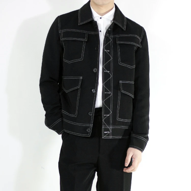 XS-6XL 2019 New Men's new fashion Hair Stylist fashion walk-show White Line Simple jacket Coat plus size costumes
XS-6XL 2019 New Men's new fashion Hair Stylist fashion walk-show White Line Simple jacket Coat plus size costumes