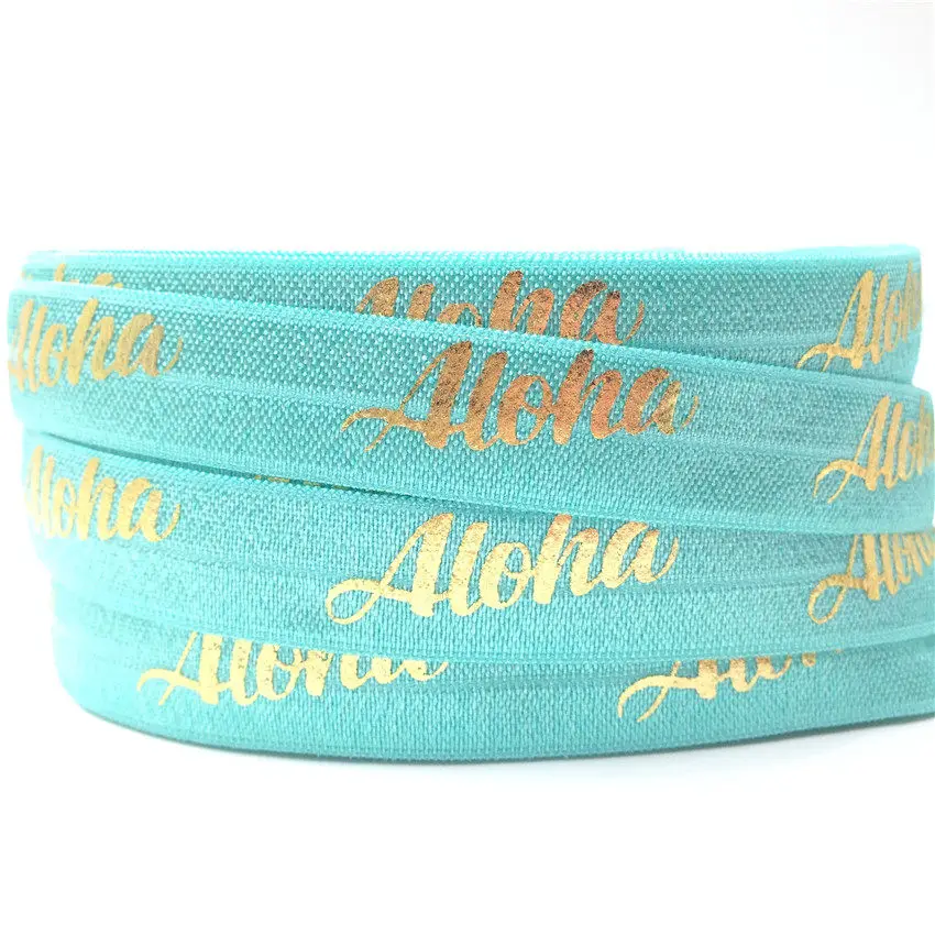 5Yards 16mm Turquoise Aloha Print Fold Over Elastic Ribbon for sewing accessories DIY Headbands Hair Ties Hair Accessories
5Yards 16mm Turquoise Aloha Print Fold Over Elastic Ribbon for sewing accessories DIY Headbands Hair Ties Hair Accessories
