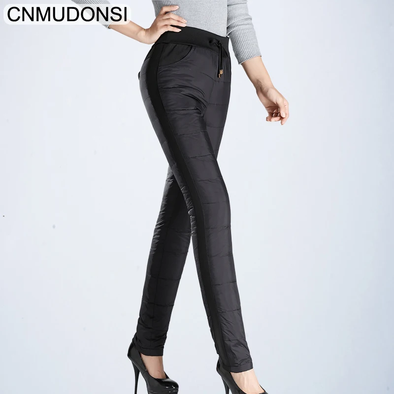 Duck Down Winter Pants Woman High Waist Skinny Formal Pants Female Black Warm Plus Size Women Pants 4XL Work Trousers Clothing M
Duck Down Winter Pants Woman High Waist Skinny Formal Pants Female Black Warm Plus Size Women Pants 4XL Work Trousers Clothing M