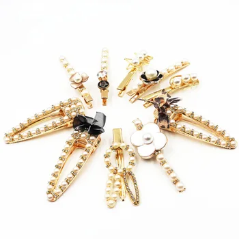 Fashion Hair Clip Crystal Rhinestones Imitation Pearl Hairpins Barrette Clips Hair Style Design Styling Tool Hair Accessories
Fashion Hair Clip Crystal Rhinestones Imitation Pearl Hairpins Barrette Clips Hair Style Design Styling Tool Hair Accessories