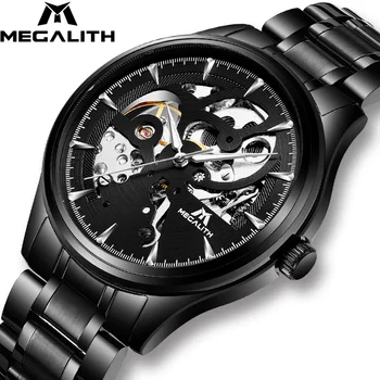 MEGALITH Automatic Watch Men Sport Stainless Steel Waterproof Automatic Mechanical Watch Men Luminous Hands Watch Relojes Hombre
MEGALITH Automatic Watch Men Sport Stainless Steel Waterproof Automatic Mechanical Watch Men Luminous Hands Watch Relojes Hombre