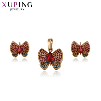 Xuping Fashion Butterfly Shape Sets New Arrival Style High Quality Charm Jewelry for Women Valentine's Day Gift 64191
Xuping Fashion Butterfly Shape Sets New Arrival Style High Quality Charm Jewelry for Women Valentine's Day Gift 64191