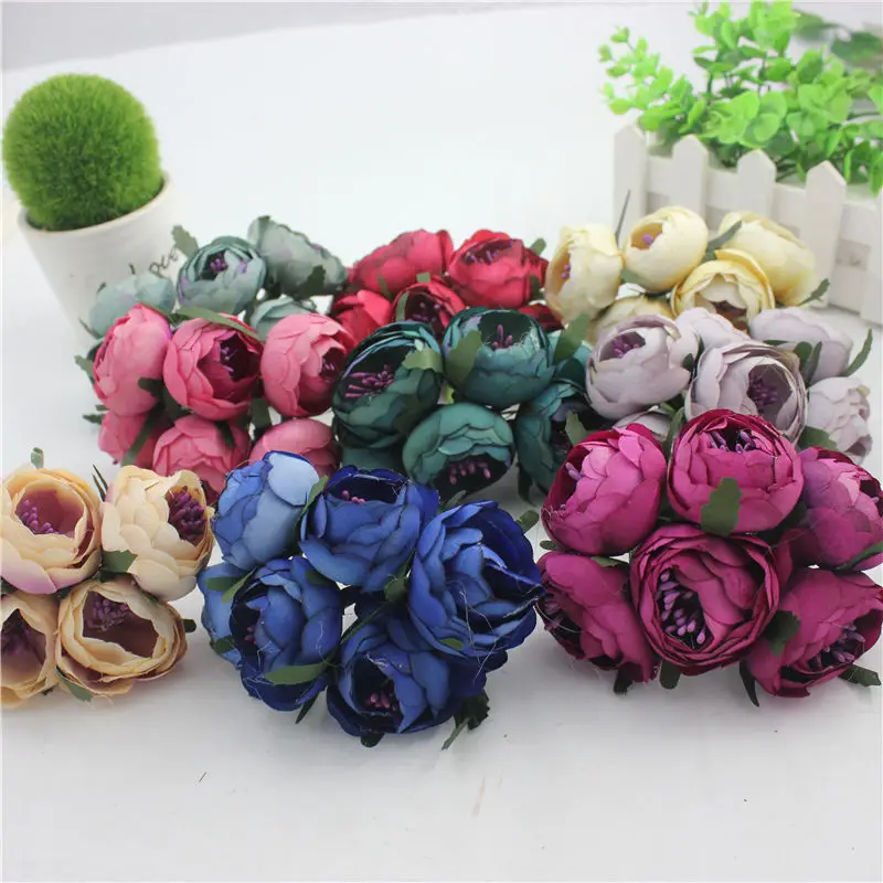 6pcs DIY buddha garland material European style retro flower bud flower silk flower bride headdress candy box decorated flowers
6pcs DIY buddha garland material European style retro flower bud flower silk flower bride headdress candy box decorated flowers