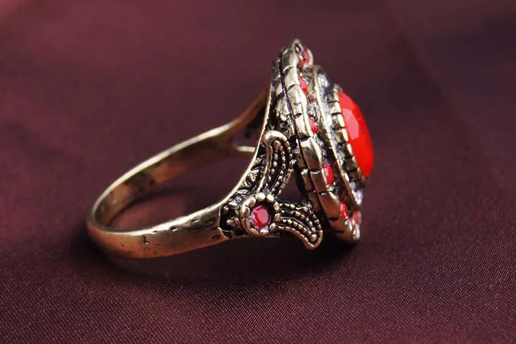 Винтажное кольцо экспресс Взрывные Модели богемное на палец женское из смолы