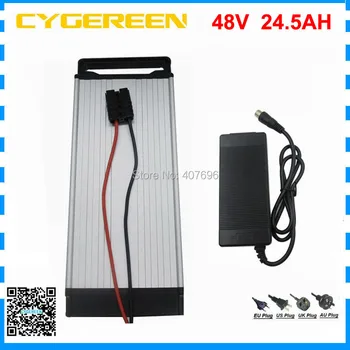 Free shipping 48V 25AH rear rack battery 48V 24.5AH lithium ebike battery pack with INR 35E 18650 cell with 50A BMS 2A charger
Free shipping 48V 25AH rear rack battery 48V 24.5AH lithium ebike battery pack with INR 35E 18650 cell with 50A BMS 2A charger