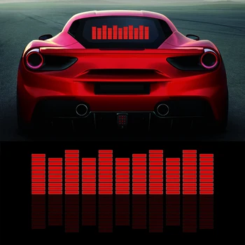 Niscarda 45*11cm RED Car Sticker Music Sound Rhythm LED Flash Light Rear Windshield Sticker Styling Neon Lamp
Niscarda 45*11cm RED Car Sticker Music Sound Rhythm LED Flash Light Rear Windshield Sticker Styling Neon Lamp