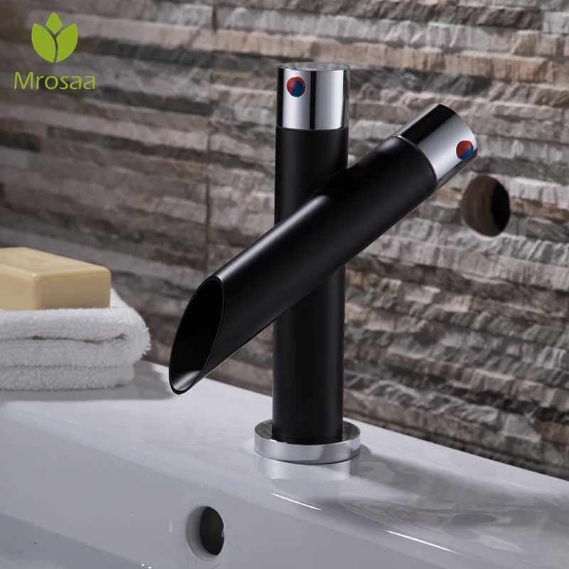 Waterfall Basin Faucet Chrome Brass Sink Water Tap Mixer Faucet Single Hole Bathroom Basin Hot and Cold Faucets Ceramic Valve
Waterfall Basin Faucet Chrome Brass Sink Water Tap Mixer Faucet Single Hole Bathroom Basin Hot and Cold Faucets Ceramic Valve