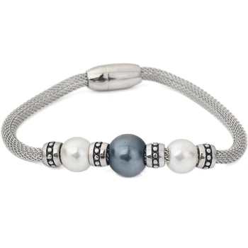 Latest Design Fashion Women Jewelry Bracelets Stainless Steel Chain Mesh Bangle Pearl Bracelet
Latest Design Fashion Women Jewelry Bracelets Stainless Steel Chain Mesh Bangle Pearl Bracelet