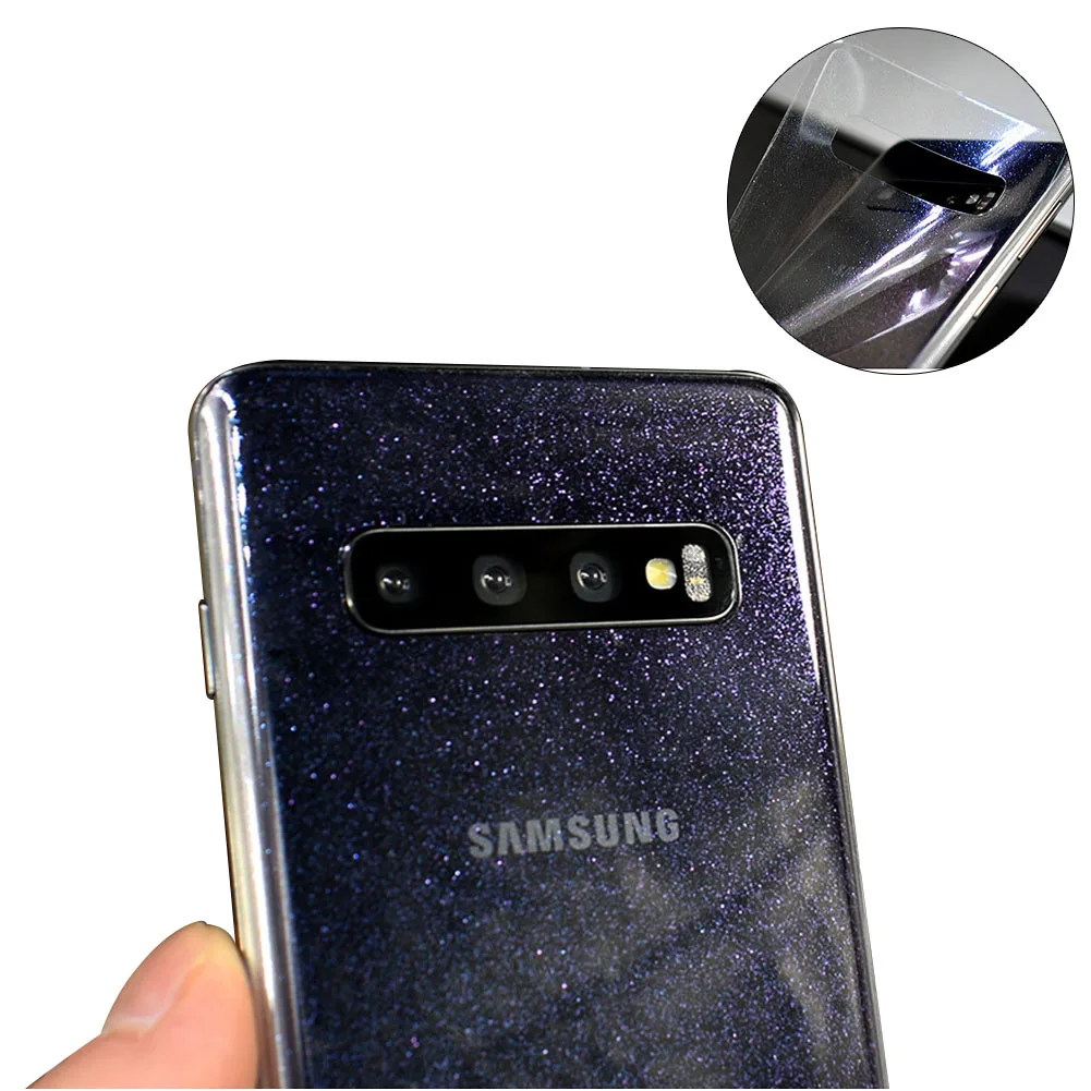 Soft Color Changed Flash Point Glitter Back Film for Samsung Galaxy S10 Plus S10+ S10e Back Protector Ultra Thin Clear Film
Soft Color Changed Flash Point Glitter Back Film for Samsung Galaxy S10 Plus S10+ S10e Back Protector Ultra Thin Clear Film