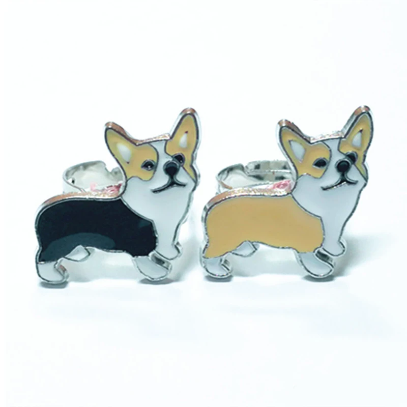 Welsh Corgi Pembroke rings for women men silver color alloy open adjustable male female dog ring fashion jewelry with gift box
Welsh Corgi Pembroke rings for women men silver color alloy open adjustable male female dog ring fashion jewelry with gift box