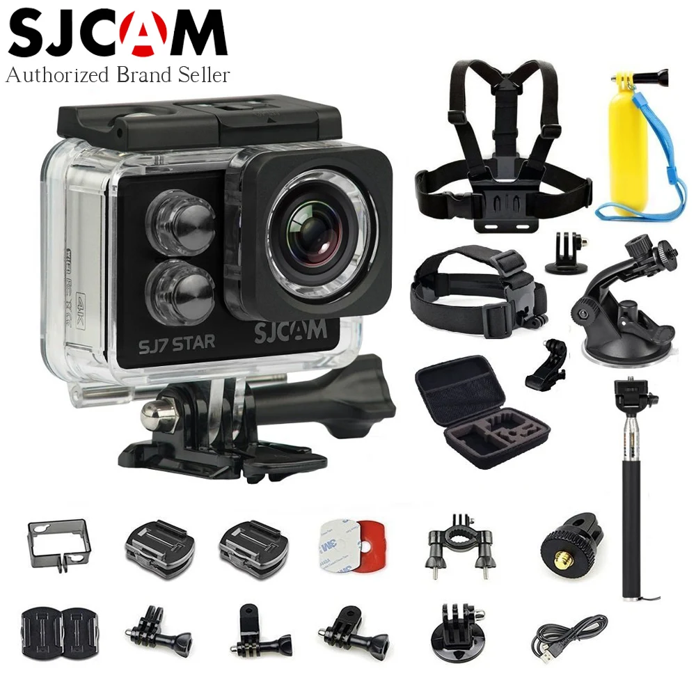 SJCAM SJ7 Star WiFi 4 K 30FPS 2' сенсорный экран дистанционный шлем для экшн камеры Спорт DV