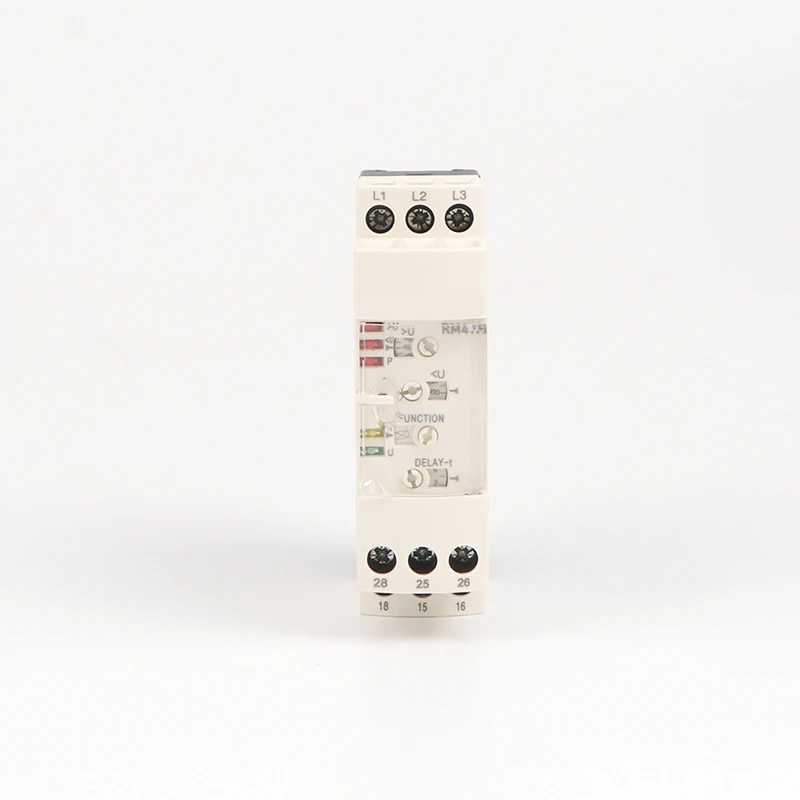 RM4TR32 Din Rail Electronic Overvoltage Undervoltage Motor Protector Broken Phase and Phase Loss Missing Relay
RM4TR32 Din Rail Electronic Overvoltage Undervoltage Motor Protector Broken Phase and Phase Loss Missing Relay