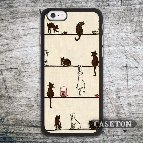 Many Naughty Cats font b Case b font For iPod 5 and For font b iPhone