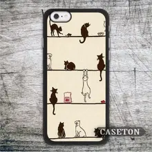 Many Naughty Cats Case For iPod 5 and For iPhone 7 6 6s Plus 5 5s SE 5c 4 4s Lovely Cat Phone Cover Drop Shipping