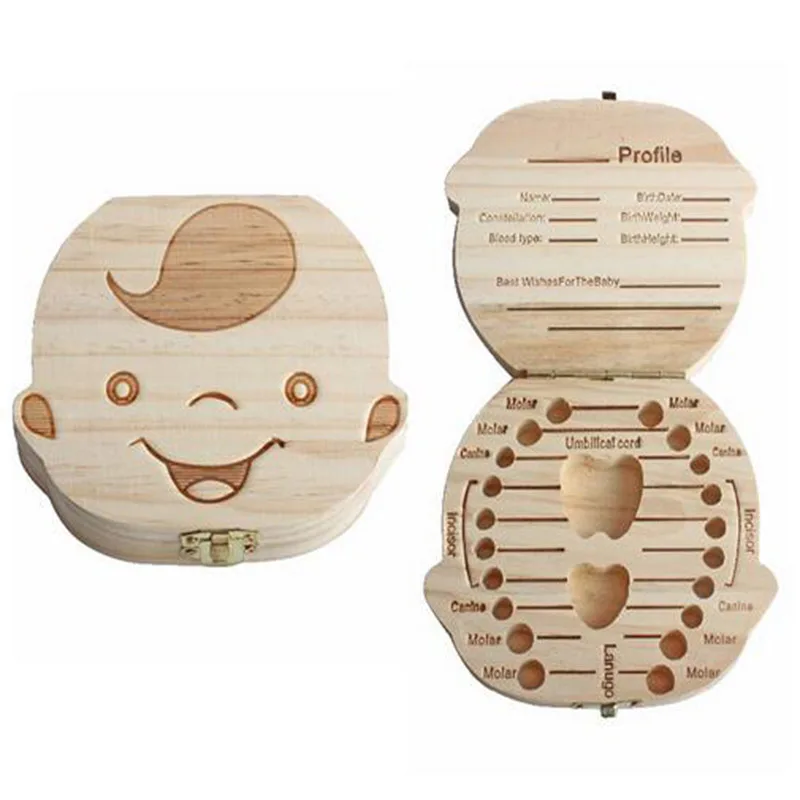 English Wooden Box Tooth Box Organizer Save Milk Teeth Box Storage Teeth Gift Umbilical Cord Lanugo caja madera
English Wooden Box Tooth Box Organizer Save Milk Teeth Box Storage Teeth Gift Umbilical Cord Lanugo caja madera