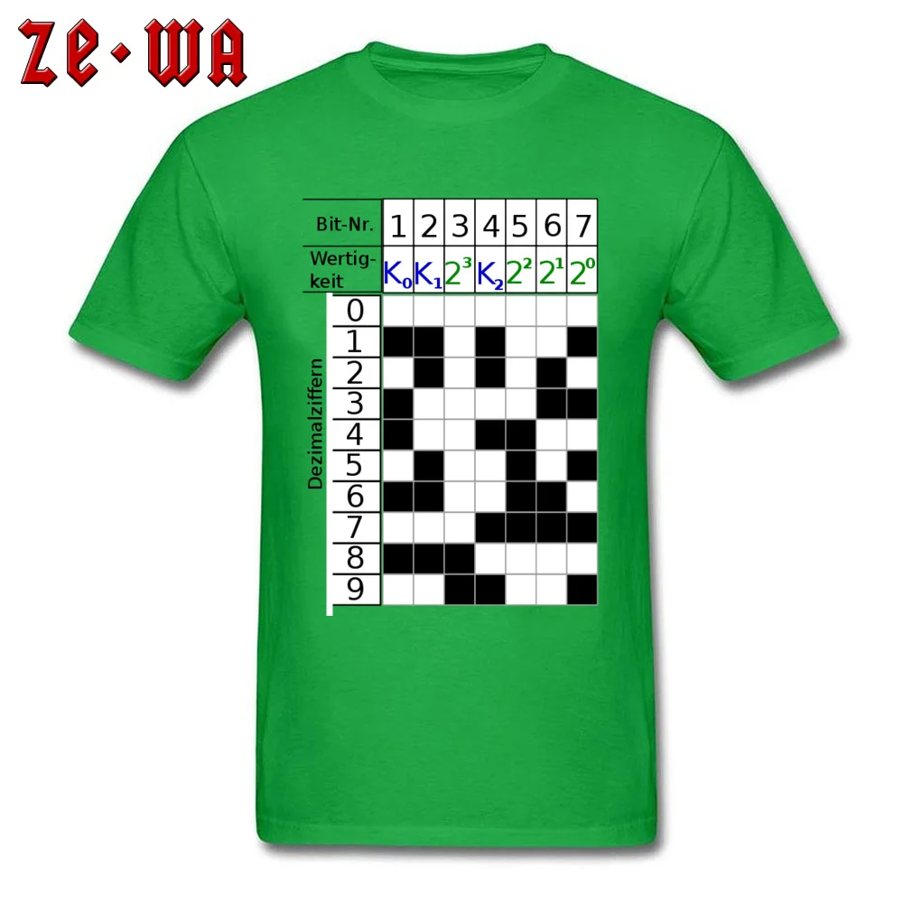 Code Hamming T Shirts 2018 Popular Short Sleeve Simple Style Cotton O-Neck Men's Tops Tees Comics Top T-shirts Summer Autumn Code Hamming green