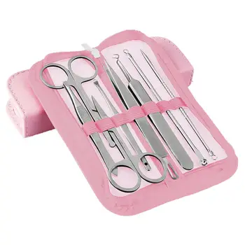8pcs Blackhead Remover Tool Kit Stainless Steel Pimple Acne Comedone Needle Tweezer Blemish Whitehead Extractor Face Skin Care
8pcs Blackhead Remover Tool Kit Stainless Steel Pimple Acne Comedone Needle Tweezer Blemish Whitehead Extractor Face Skin Care