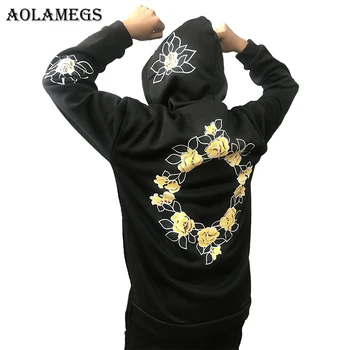 Aolamegs Hoodies Men Simple Print Floral Hooded Pullover High Street Fashion Cotton Hip Hop Streetwear O-neck Hoodie Autumn
Aolamegs Hoodies Men Simple Print Floral Hooded Pullover High Street Fashion Cotton Hip Hop Streetwear O-neck Hoodie Autumn