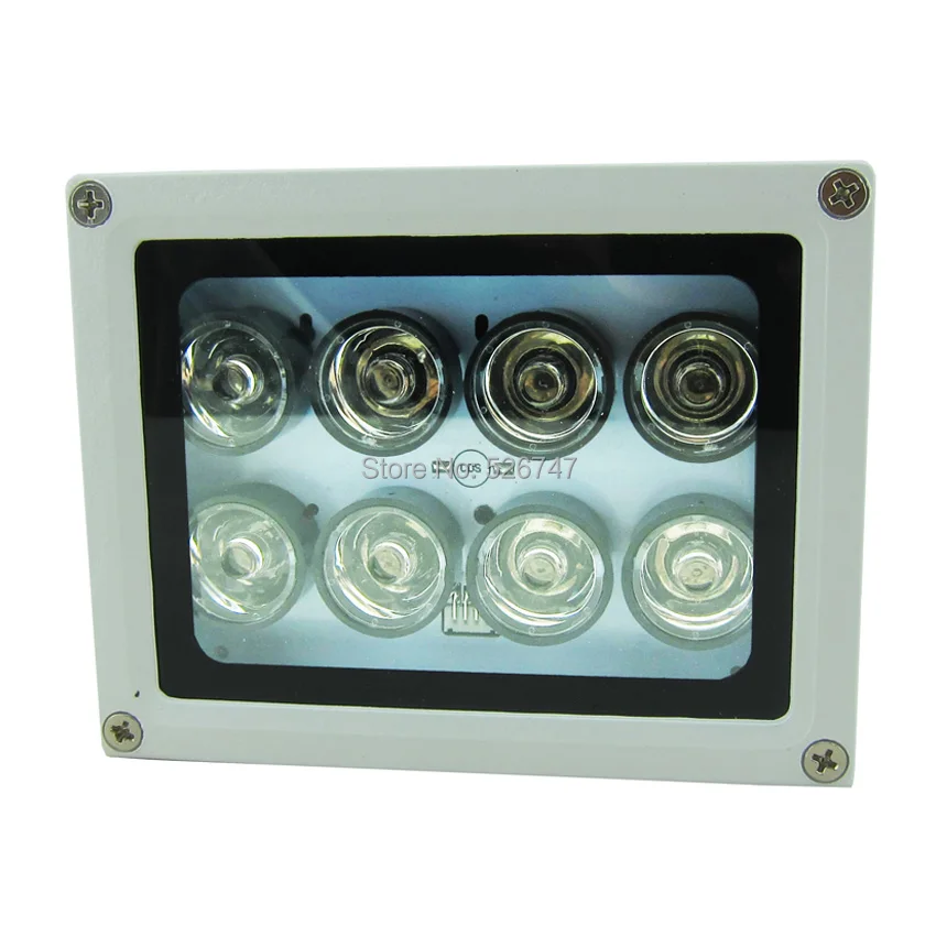 Night vision 8 LED Array IR Infrared Illuminator Lamp SAE100-IR54LED-1