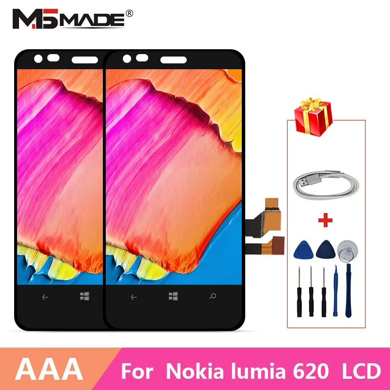 3.8" For Microsoft Nokia Lumia 620 N620 RM-846 LCD Display Touch Screen Digitizer With Frame Assembly Parts Free Shipping
3.8" For Microsoft Nokia Lumia 620 N620 RM-846 LCD Display Touch Screen Digitizer With Frame Assembly Parts Free Shipping