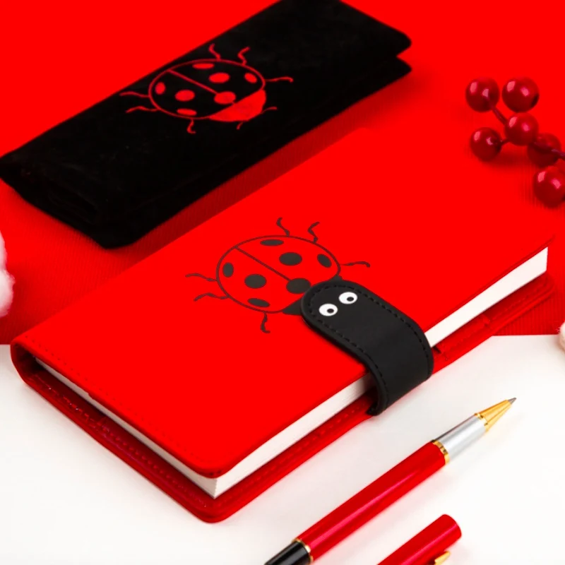 Kawaii Ladybug Notepad Leather Journal Notebook Study Diary Notepad Beautiful Cute Stationery Gift Red Color School Office
Kawaii Ladybug Notepad Leather Journal Notebook Study Diary Notepad Beautiful Cute Stationery Gift Red Color School Office
