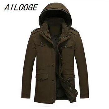 AILOOGE Men's Jacket 2018 New Arrival For Autumn And winter Thickening Of Cotton Fashion Overcoat Four Colors Plus Size M-6XL
AILOOGE Men's Jacket 2018 New Arrival For Autumn And winter Thickening Of Cotton Fashion Overcoat Four Colors Plus Size M-6XL