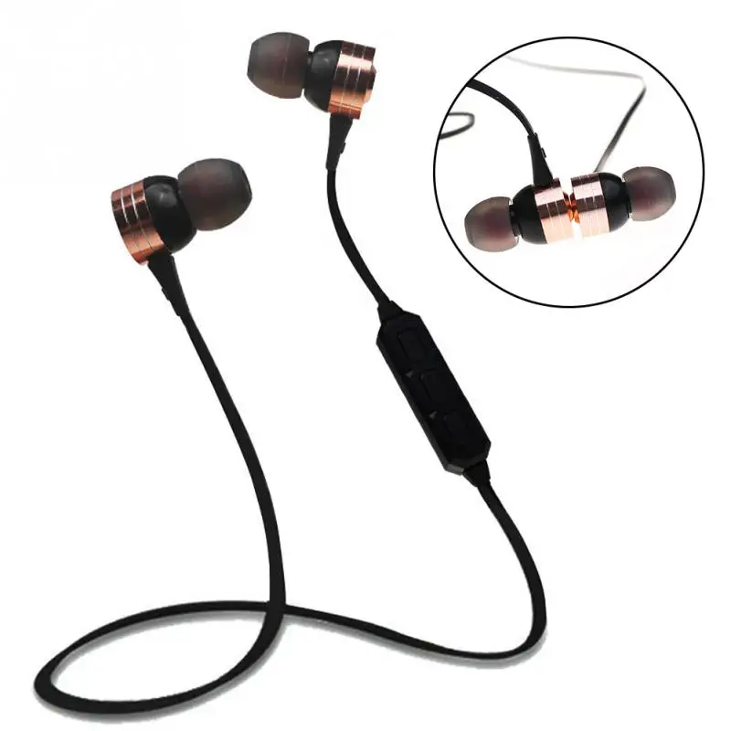 Wireless Bluetooth Earphones V4.0 Stereo Bass Hanging-ear Sports Running Music Earbuds With Mic For Mobile Phones | Электроника