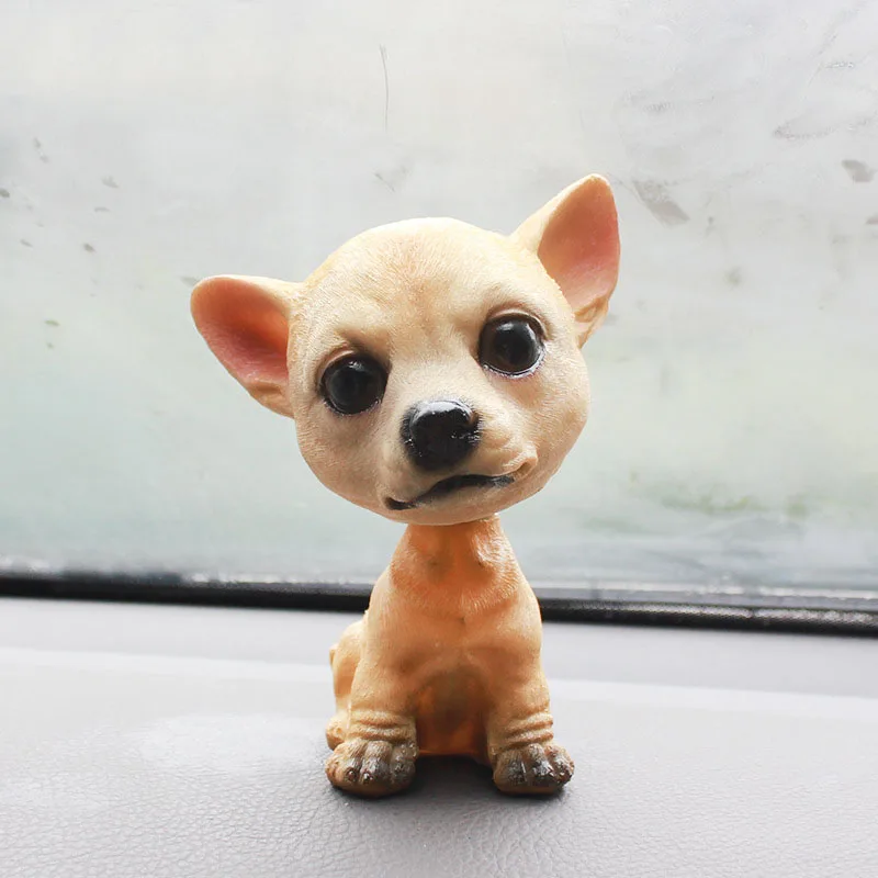 Creative Resin Big Size chihuahua pug Bobblehead Dog Figurines Cute Puppy Figurines&Miniatures Ornaments Crafts Car Decoration
Creative Resin Big Size chihuahua pug Bobblehead Dog Figurines Cute Puppy Figurines&Miniatures Ornaments Crafts Car Decoration