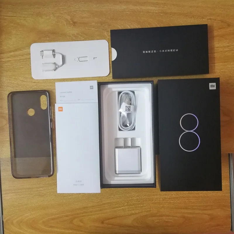 Original for XIAOMI MI 8 Charger with Package Box and SIM Card Key Needle for XIAOMI MI 8 USB Cable and Phone case
Original for XIAOMI MI 8 Charger with Package Box and SIM Card Key Needle for XIAOMI MI 8 USB Cable and Phone case