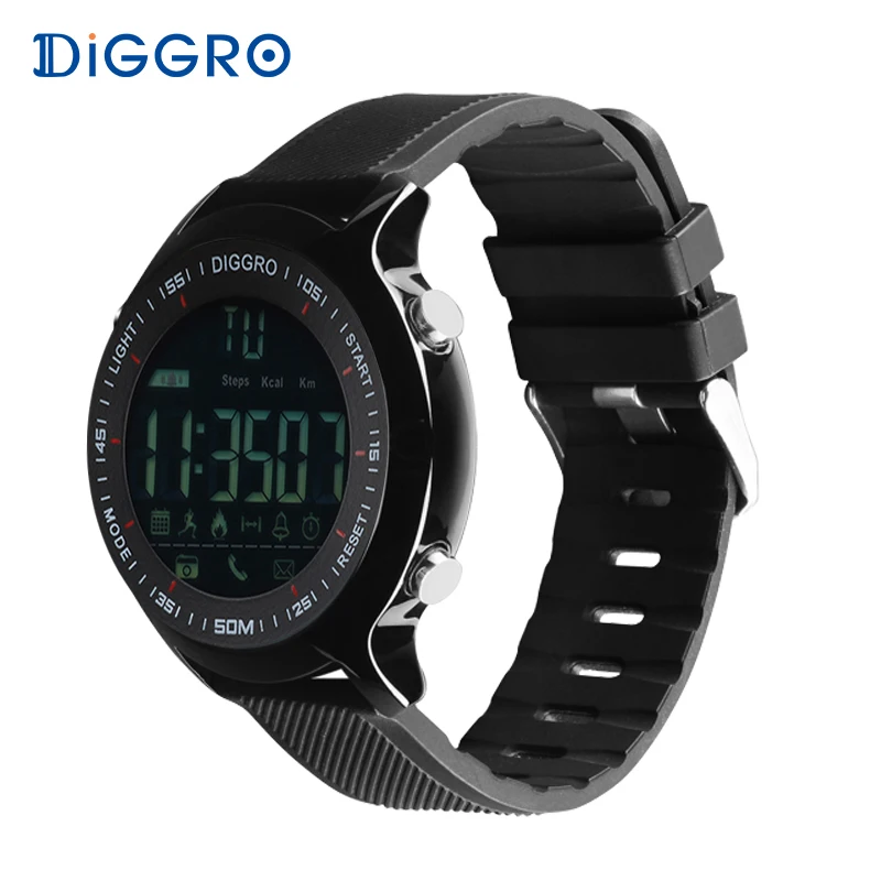 

Diggro EX18 Smart Watch Men Sport Watch 5ATM Waterproof Bluetooth SmartWatch Pedometer Call Reminder Stopwatch For Android IOS