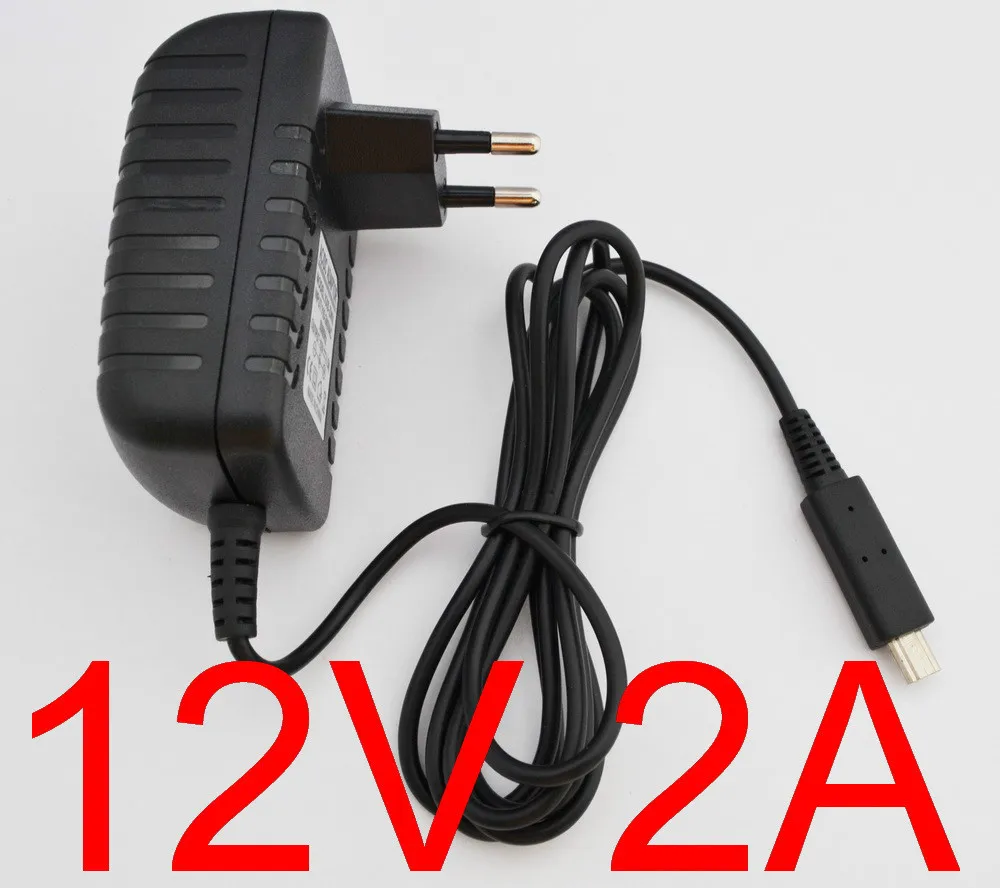 

1pcs High Quality 12V 2A 2000mA Charger EU plug for Acer Iconia Tab A510 A700 A701 Tablet PC 10.1 inch Power Supply Adapter
