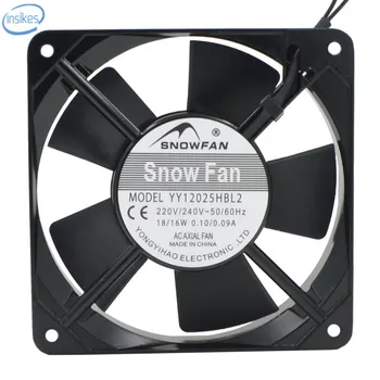 YY12025HBL2 Double Ball Bearing Cooling Fan AC 220V 18/16W 0.1/0.09A 2500RPM 12CM 12025 120*120*25mm 2 Wires
YY12025HBL2 Double Ball Bearing Cooling Fan AC 220V 18/16W 0.1/0.09A 2500RPM 12CM 12025 120*120*25mm 2 Wires