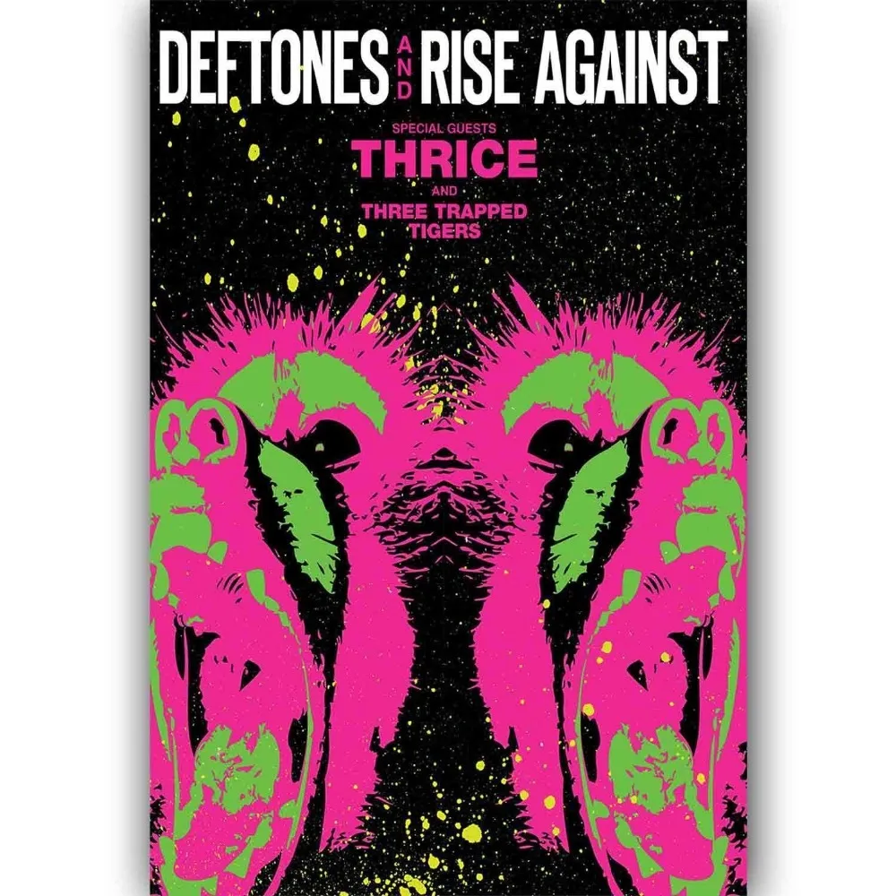 New Deftones Rise Against Thrice Custom-Silk Art Poster Wall Sticker Decoration Gift
New Deftones Rise Against Thrice Custom-Silk Art Poster Wall Sticker Decoration Gift