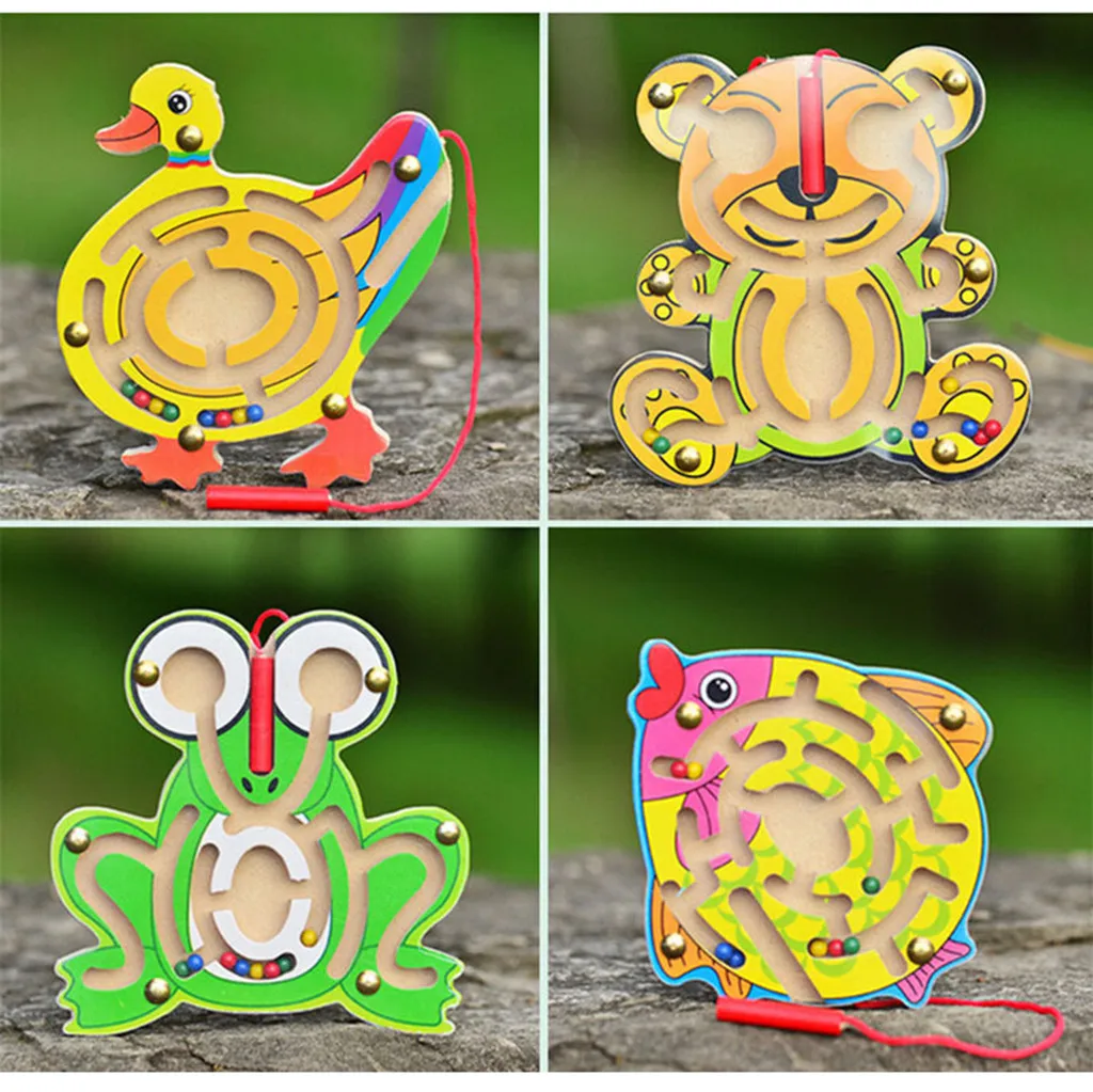 Montessori Education Wooden Magnetic Labyrinth Game Toys early learning toys children games toys Preschool Training Learning Toy
Montessori Education Wooden Magnetic Labyrinth Game Toys early learning toys children games toys Preschool Training Learning Toy