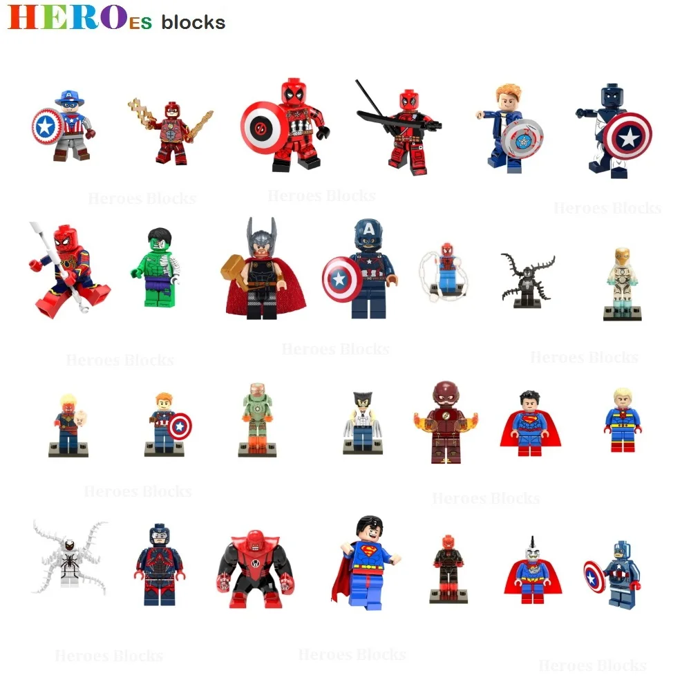 Super Heroes thor miracle spider Iron man Wolverine Building Blocks anti venom atom atrocitus Figure Brick Toy Compatible Legoed
Super Heroes thor miracle spider Iron man Wolverine Building Blocks anti venom atom atrocitus Figure Brick Toy Compatible Legoed
