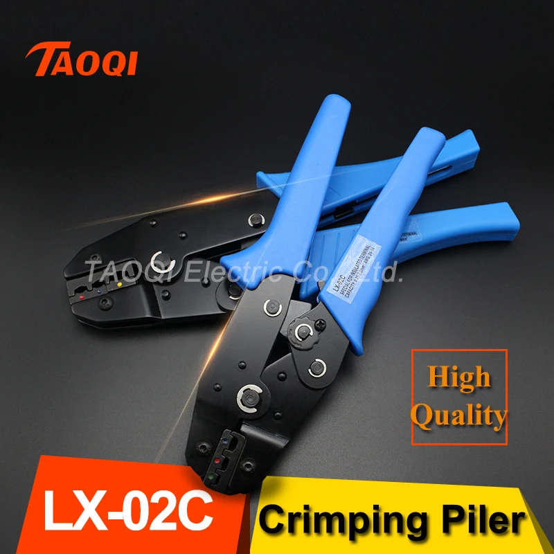 LX-02C Ratchet Crimping Tool Crimping pliers 0.35-2.5mm2 Multi Tools hands Europe Style
LX-02C Ratchet Crimping Tool Crimping pliers 0.35-2.5mm2 Multi Tools hands Europe Style