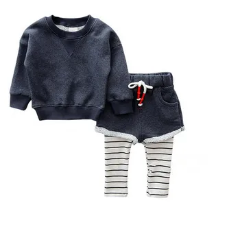 New Infant Boy Clothing Striped Spring Autumn Baby Outfit Newborn Clothes 8ST034
New Infant Boy Clothing Striped Spring Autumn Baby Outfit Newborn Clothes 8ST034