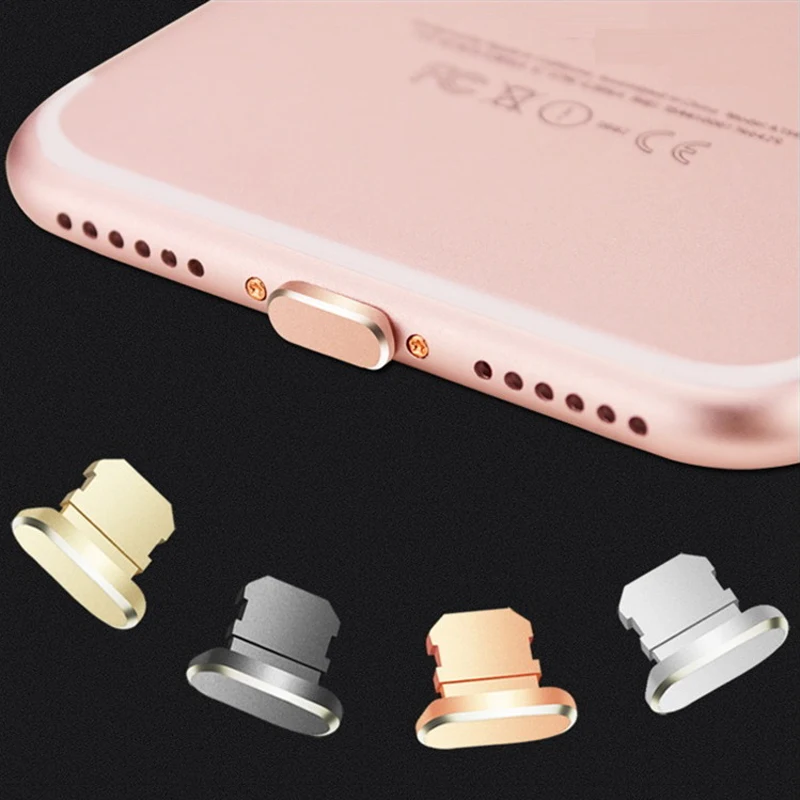 Special Design Charging port data Anti Dust Plug for iphone Metal plug Port iPhone 8 7 6 Plus |