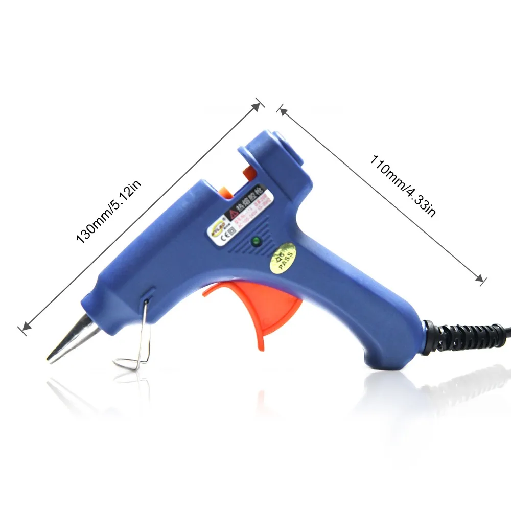 Neitsi Professional 20W Hot Melt Glue Gun US Plug with 12pc Glue Stick DIY Tools for Hair Extensions
Neitsi Professional 20W Hot Melt Glue Gun US Plug with 12pc Glue Stick DIY Tools for Hair Extensions
