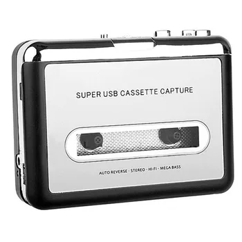 LESHP Tape Cassette Convert To MP3 Player Converter To USB Audio Captuer Walkman Music Player + CD +USB cable+ Earphones
LESHP Tape Cassette Convert To MP3 Player Converter To USB Audio Captuer Walkman Music Player + CD +USB cable+ Earphones