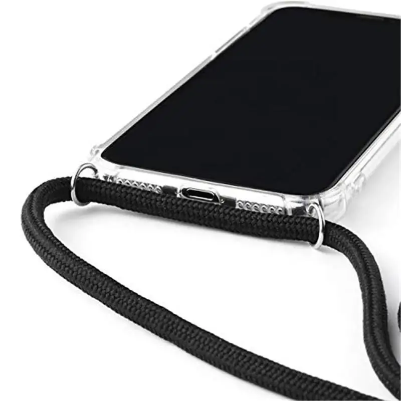 Transparent Clear Cell Phone Case With Lanyard Necklace Shoulder Case with Strap Rope Cord for iphone 6 7 8 plus x xs xr xs max
Transparent Clear Cell Phone Case With Lanyard Necklace Shoulder Case with Strap Rope Cord for iphone 6 7 8 plus x xs xr xs max