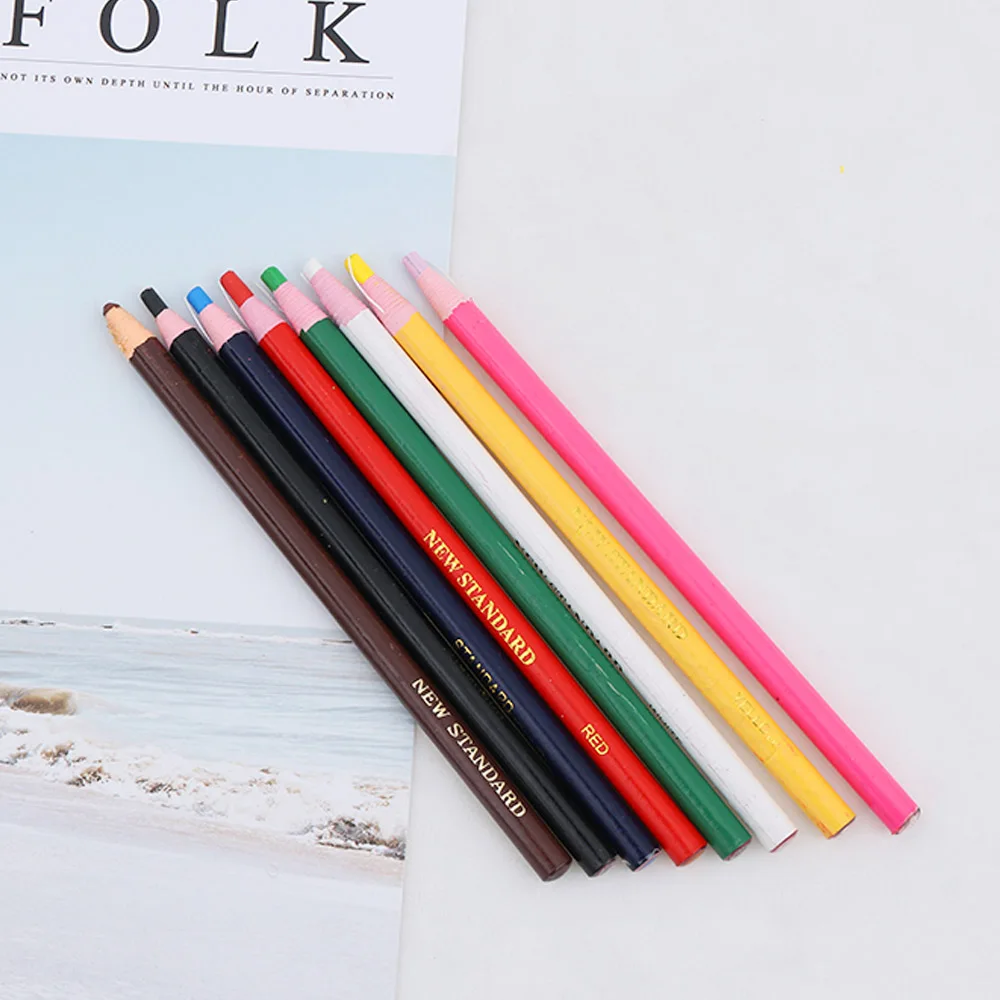 6PCS/Pack Peel off Marker Grease Pencil Colored Crayon Pen Paper Roll Wax Pencil For Metal Glass Fabric
6PCS/Pack Peel off Marker Grease Pencil Colored Crayon Pen Paper Roll Wax Pencil For Metal Glass Fabric