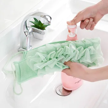 Dual Long Bath Scrubber Exfoliating For Body Cleaner Back Scrub Belt Massage Towel Mesh Bath Flower Bathroom Shower Accessories
Dual Long Bath Scrubber Exfoliating For Body Cleaner Back Scrub Belt Massage Towel Mesh Bath Flower Bathroom Shower Accessories