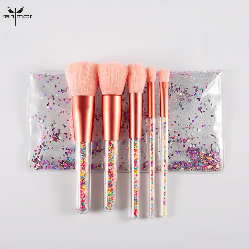 Anmor 5Pcs Makeup Brushes Make Up Brush Portable Foundation Set Eyeshadow Eye Blush Tools Cleaner Blending With Cosmetic PP Bag
Anmor 5Pcs Makeup Brushes Make Up Brush Portable Foundation Set Eyeshadow Eye Blush Tools Cleaner Blending With Cosmetic PP Bag