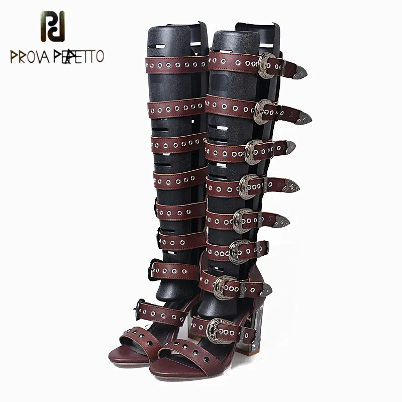 Prova Perfetto 2018 New Style Summer Cow Leather High Heel Sandals Thick Heel with Crystal Open Toe Real Leather Fashion Sandals
Prova Perfetto 2018 New Style Summer Cow Leather High Heel Sandals Thick Heel with Crystal Open Toe Real Leather Fashion Sandals