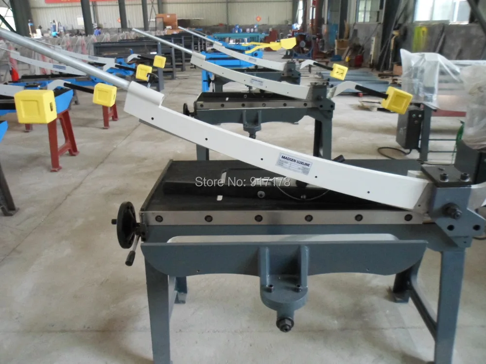 KHS1000mm hand guillotine shear hand cutting machine manual shear machinery tools
KHS1000mm hand guillotine shear hand cutting machine manual shear machinery tools