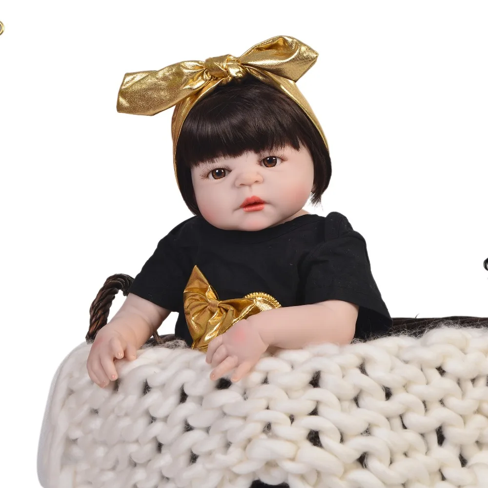Bebe Doll reborn silicone baby dolls toys 22"55cm newborn girl toddler doll bebe gift rebon boneca menina can bathe lalki reborn
Bebe Doll reborn silicone baby dolls toys 22"55cm newborn girl toddler doll bebe gift rebon boneca menina can bathe lalki reborn